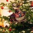 thumbnail image 6 of Cheapark Moose's Loaded Sled Ornament - Christmas Decoration for Tree and Home Festive Decor with Rustic Charm, 6 of 8