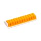 thumbnail image 2 of Organizador de señuelos de pesca con mosca compacto y resistente de silicona con 11 ranuras para ahorrar espacio. Naranja, 2 of 9