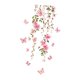 thumbnail image 2 of Pegatina de pared de vides de flores decorativas decorativas románticas de PVC Decoración de bricolaje y palo para el baño del dormitorio, 2 of 9