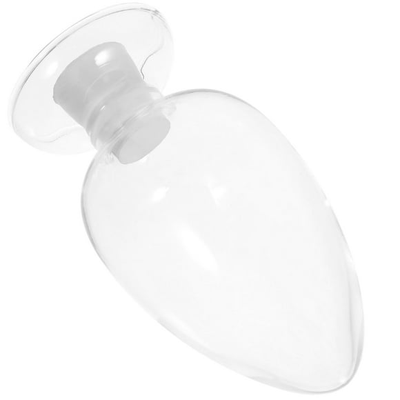 Clear Stand Candles Match Bottle Transparent Matches Holder Cloche Wedding Cone Large Specimen