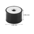 thumbnail image 2 of GAXIRE 8Ud Reductores De Vibración De Goma Con Doble Rosca Para Compresores Y Equipos En Hogar Color Negro, 2 of 8
