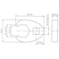 thumbnail image 4 of BGS 24 mm Crowfoot Spanner 12.5 mm 1/2 Inch 1757 – 24, 4 of 4