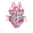 thumbnail image 4 of Kid Bathing Suits for Girls Girls Bathing Suits 7-16 Girls Swimming 1pc Swimsuit Kids Bathing Suit Swimwear, 4 of 4