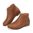 thumbnail image 6 of VitNoiva Kids Ankle Boots Side Zipper Lightweight Winter Toddler And Kids Girls Booties School Shoes, 6 of 6
