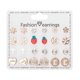 thumbnail image 1 of 12 Pairs Sweet Rhinestone Stud Earring Temperament Versatile Ear Dangler for Women Girl, 1 of 5