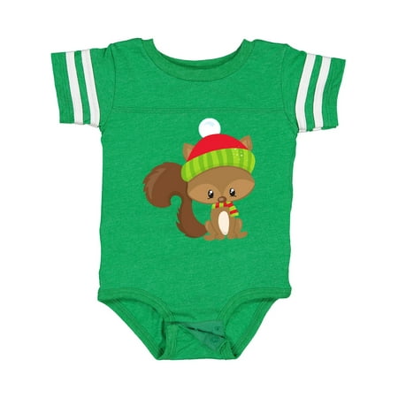 

Inktastic Winter Squirrel Cute Squirrel Squirrel with Hat Boys or Girls Baby Bodysuit