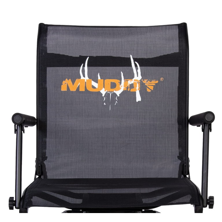 Muddy Rolling Swivel Chair Black