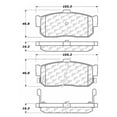 thumbnail image 2 of Centric Parts 102.05400 C-Tek Standard Metallic Brake Pad, 2 of 4