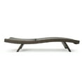 thumbnail image 6 of Noble House Wicker Outdoor Chaise Lounge - Mixed Mocha, 6 of 11
