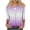 Purple, variant on Nmnitkp Cartigan Light and Comfortable Womens Round Neck 3/4 Sleeve Tops Button Layered Color T-Shirts Solid Loose Cute Tunic Tee Blouses
