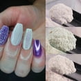 thumbnail image 6 of 6 Grids Chrome Nail Powder Pearl Shell Holographic Nail Glitter Mirror Aurora Bubble Dipping Dust Nail Art Decoration Pink Sugar Sand Micro Nail Powder Pigment for Manicure Sugar Effect Shimmer Dust, 6 of 7