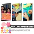 Flowershaped Paper Paper Flower Rolling Tool Child Safety Paper Strips