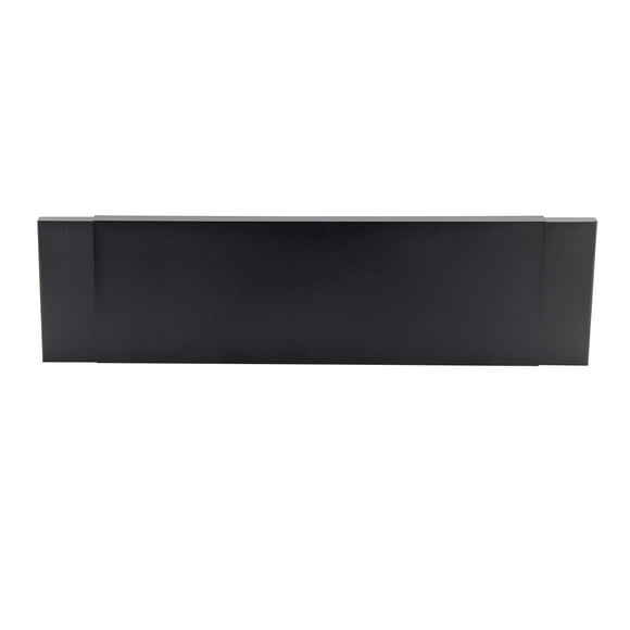 HY-C Adjustable Smoke Guard for 28.5" L x 48" W Fireplaces, Black Powder Coat Finish, 8" Height