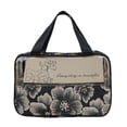 thumbnail image 1 of Almacenamiento Organizador Maquillaje Cosmetic Bag Mujeres PVC Floral Clear Gran Capacidad Con para Viajar, 1 of 9