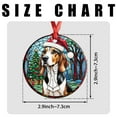 thumbnail image 7 of Treeing Walker Coonhound Dog Ornaments Ceramic For Christmas, Stained Glass Ornaments Ceramic Christmas 2025, 7 of 7