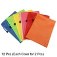thumbnail image 3 of Uxcell A5 Pocket Storage Accessory Waterproof Zipper Bags, Multicolor 12 Pack, 3 of 6