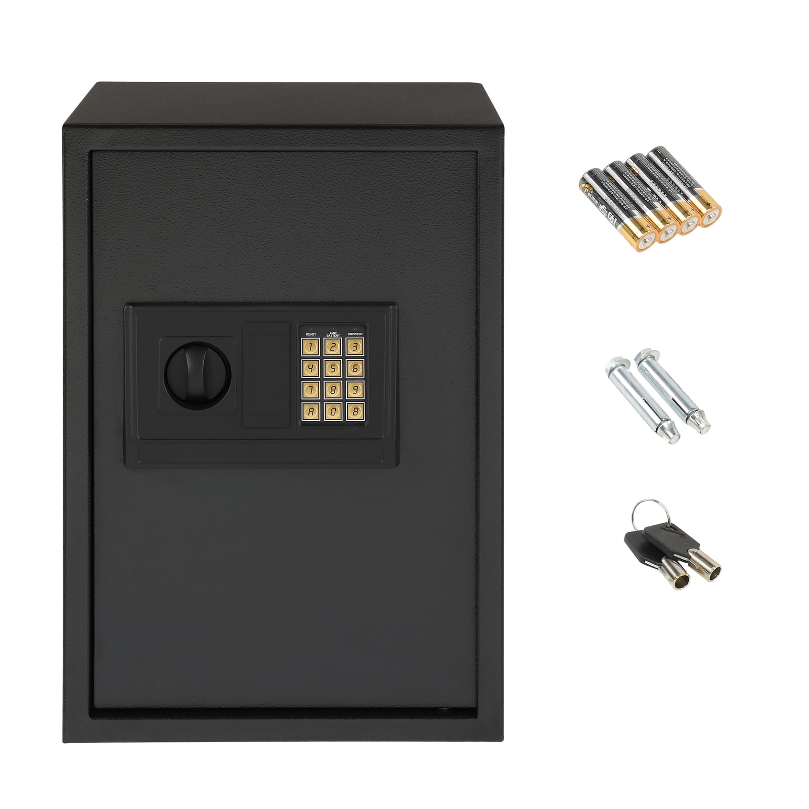 Ktaxon Safe Box, 1.45 Cuft Home Safe, Digital Electronic Security Lock Box Safes, Solid Alloy Steel Office Hotel Home Safe, Black