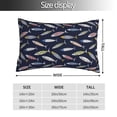 thumbnail image 2 of Rateoe Sardine Pattern Decorative Pillow Case,Throw Pillow Covers,Plush Pillow Cover,Soft Pillow Case,Velvet Pillow Case-20"x30", 2 of 5