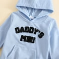 thumbnail image 5 of Caqnni Toddler Girl Clothes Fall Outfits Baby Pullover & Pants Sets Kids Winter 2Pcs Sweatshirt Pullover Joggers Pants Fall Winter Outfit for Girls 6 9 12 18 24 Months，18-24 Months，Light Blue, 5 of 8