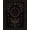Black, Pattern 2, variant on Design&I 6'x9' Ultra Soft Area Rug, Black Gold Celestial Garden and Starry Night Motif Elegant Floral Astronomical Fluffy Washable Non Shedding for Guest Room Bedroom Living Room