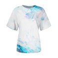 thumbnail image 3 of Womens Loose Fit Tshirts Short Sleeve Gradient Color Summer Tops Casual Workout Yoga Tunic T Shirts Tops Fashion Trendy Round Neck Shirts Loose Casual Tshirts Athletic Tops for Women, 3 of 5