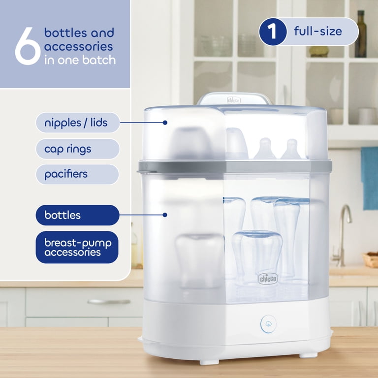 Chicco 3-in-1 Electric Steam Sterilizer, White photo 3