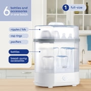 Chicco 3-in-1 Electric Steam Sterilizer for Baby Bottles, Pacifiers, Toys and More - White