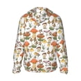 thumbnail image 3 of Kll Mushrooms Print Men'S Women’s Upf 50+ Sun Protection Outdoor Hoodie Jacket Long Sleeve Fishing Hiking Performance Shirt- Large, 3 of 8