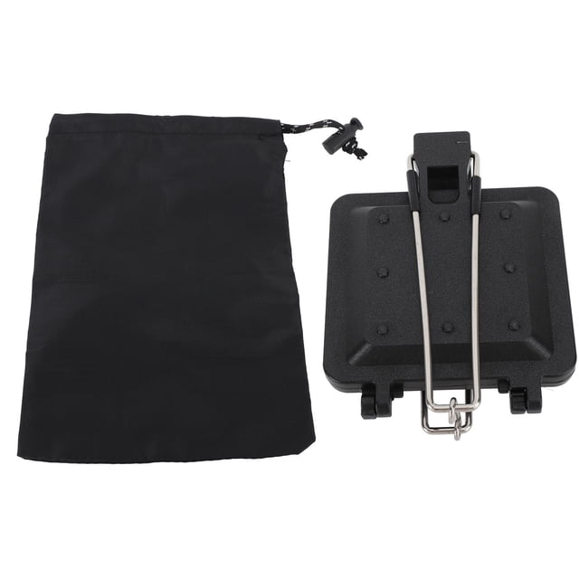 Sandwichera plegable para acampar con revestimiento antiadherente, bandeja para hornear sándwiches de doble cara, tostadora de sándwiches caliente para exteriores