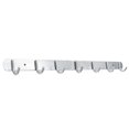 thumbnail image 1 of tredstone Space Aluminum Hooks Bar 3/4/5/6/7 Hooks Hat Clothes Robe Holder Rack Wall Mounted Bathroom Kitchen Hanger, 1 of 8