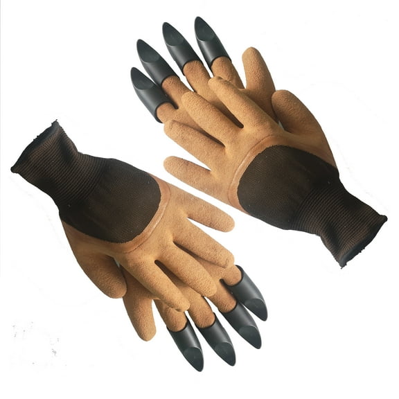 Garden and Work Fingertips Claw Gloves,  Digging and Planting, 2 pairs, H-times