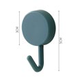 thumbnail image 3 of Ganchos De Pared Batería de Cocina 10 Uds ganchos de pared adhesivos nórdicos colgador de llaves de toalla fuerte (azul claro + oscuro), 3 of 4