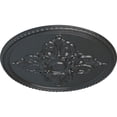 thumbnail image 3 of 54 1/4"OD x 2 7/8"P Milton Ceiling Medallion (Fits Canopies up to 10 1/2"), Hand-Painted Pewter, 3 of 6