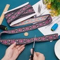 thumbnail image 3 of 10 Yard Ethnic Style Ribbon Trim 1.6 Inch Wide Vintage Jacquard Ribbon Embroidered Woven Ribbon Boho Persian Trim DIY, 3 of 7
