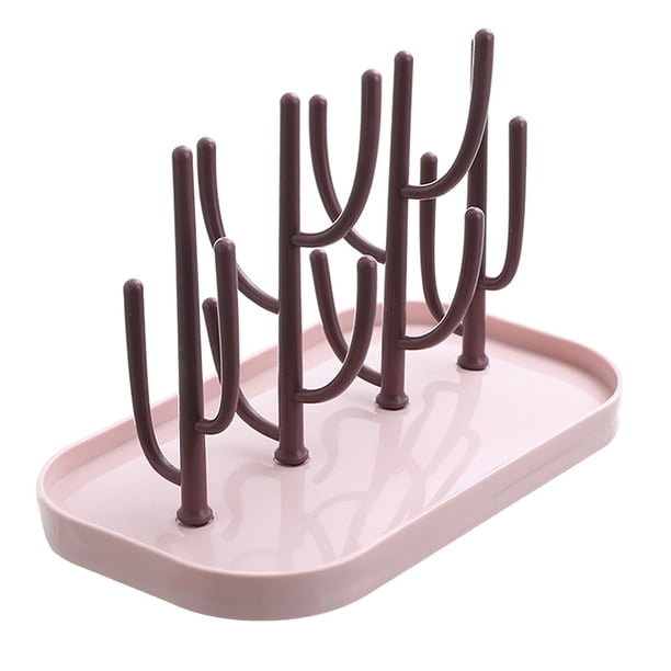 Soporte De Biberón Multifuncional De Cactus De Estilo Nórdico, Estante De Drenaje Para Niños, Estantes De Secado De Botellas Para Bebés matsuzay BA000778-03
