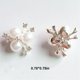thumbnail image 3 of Minnieouse Conector de cristal de perla de aleación de 10 piezas, fabricación de joyería DIY, colgante, accesorio para encontrar, collar, con Ropa, zapatos y accesorios Miscelánea Plata Minnieouse AP015998-01, 3 of 6