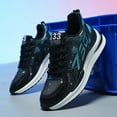 thumbnail image 5 of Mens Elevator Sneakers Invisible Height Increasing Elevator Shoes cloud runners 2.4" boost Taller Lightweight Breathable Mesh Upper Hidden Heel Trainers Lace-up Sports Shoes Black 39, 5 of 7