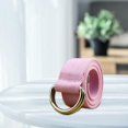 thumbnail image 7 of WOCACHI Canvas Belt Belt for Men/Women with Metal Double D Ring Buckle Casual Pants Canvas Belt D Buckle Half Ring 48inch（）, 7 of 7