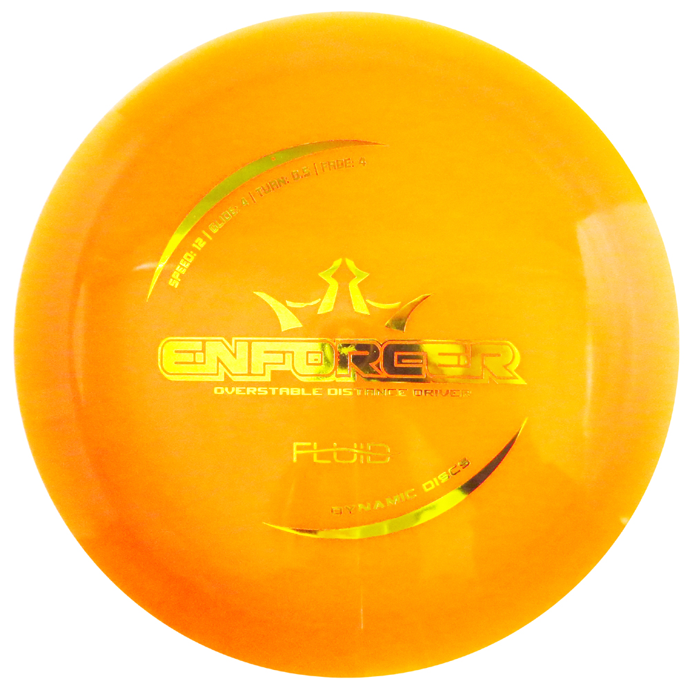 Dynamic Discs Fluid Enforcer 173176g Distance Driver Golf Disc [Colors may vary] 173176g