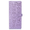 thumbnail image 3 of for Samsung Galaxy Z Fold 4 5G Case, Premium PU Leather Wallet Case [Cat & Dog & Flowers Embossed] Card Slots Kickstand Magnetic Closure Flip Case Cover for Samsung Galaxy Z Fold 4,Purple, 3 of 12