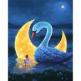 thumbnail image 2 of Cuadros Decorativos Kits de artesanía de arte de pared hechos a mano con cisne impreso de algodón de punto de cruz completo de 11 quilates Ndcxsfigh Nuevos Originales, 2 of 9
