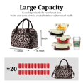 thumbnail image 2 of Bolsa de Almuerzo MEXS Grande Aislada Reutilizable con Estampado de Leopardo Resistente al Agua, 2 of 6