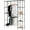 Bronze, variant on Expandable Metal Hanging Closet Organizer and Storage Rack Wardrobe with Shelves, 57-80''L x 14''W x 72''H, Bronze