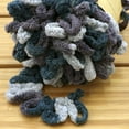 thumbnail image 3 of JubileeYarn Fun Finger Loops Yarn - Jumbo Polyester - Team Spirit Colors - 100g/Skein - Green Black Silver - 3 Skeins, 3 of 7