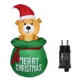 thumbnail image 2 of Globo Inflable De Navidad Creative Christmas Bear Doll LED Growing Outdoor Garden Decoración de Navidad (enchufe de la UE) Likrtyny Libre de BPA, 2 of 9