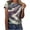 Purple, variant on Womens Tops! Women's Tops Fashion Casual Loose Blouse Stone Gradient Printing Round Neck T-Shirt Shirts Blouse Print Tee