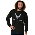 thumbnail image 5 of US Air Force Symbol USAF Official Long Sleeve TShirt Men Women Brisco Brands X, 5 of 6
