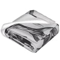 thumbnail image 2 of Salouo Monochrome Deer Floral Print Bed Blankets,Flannel Blanket Comfortable Air Conditioning Blanket Lightweight Blanket for Sofa Bed Travel & Couch -80"x60", 2 of 8