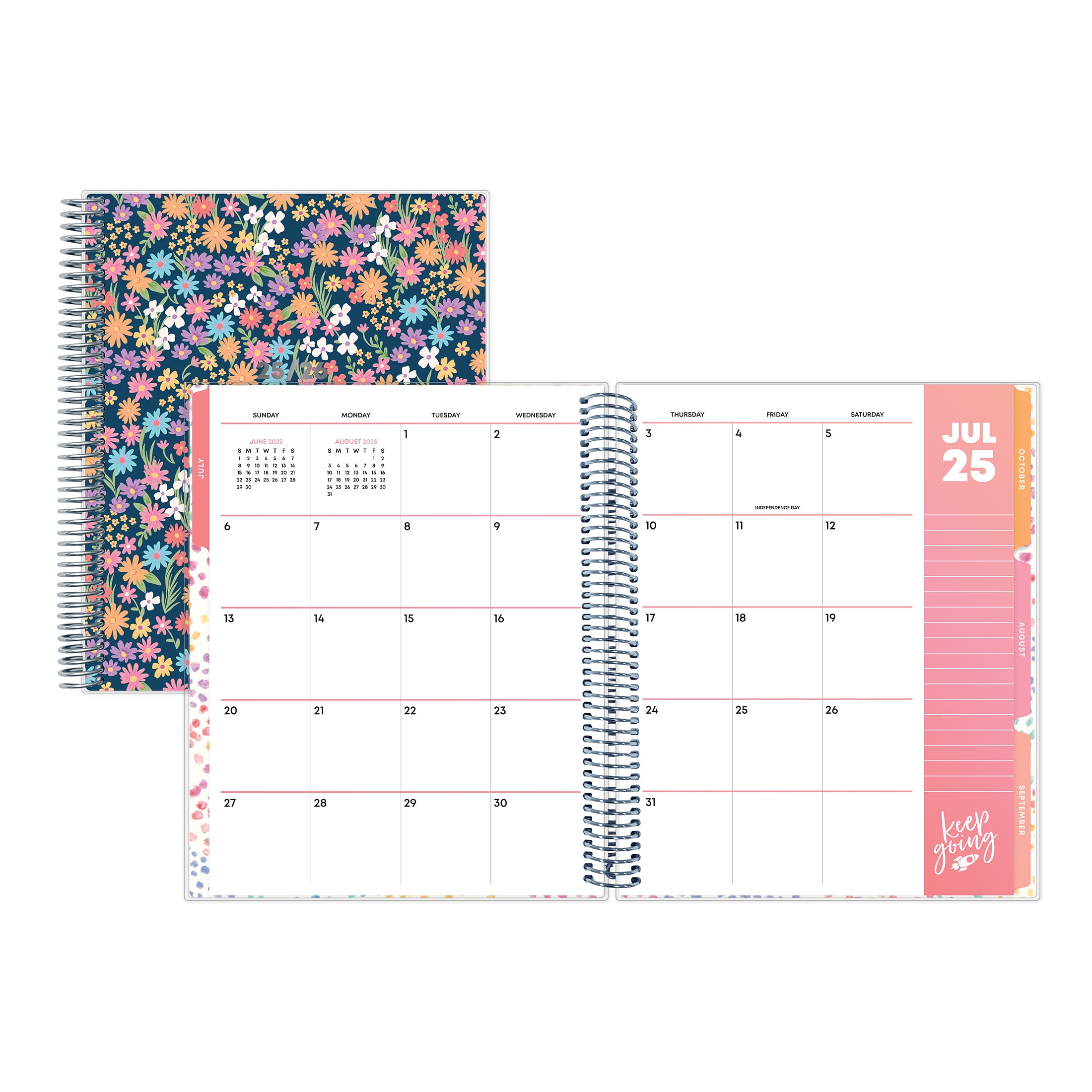 Teachwell for Blue Sky Monthly Weekly Large, 8.5" x 11", Kataria 12-Month (July 2025 - June 2026)