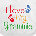 thumbnail image 4 of Inktastic I Love My Grammie Boys or Girls Baby Bib, 4 of 4